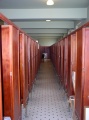 Row upon Row of changing booths