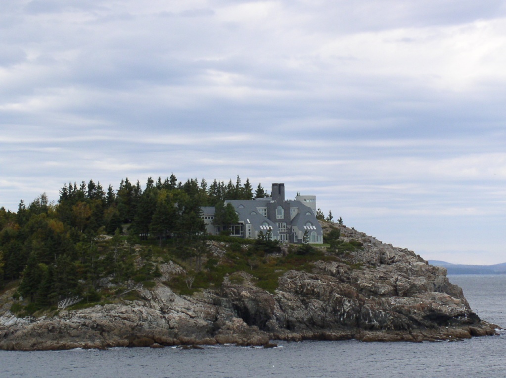House along Rocky Coast